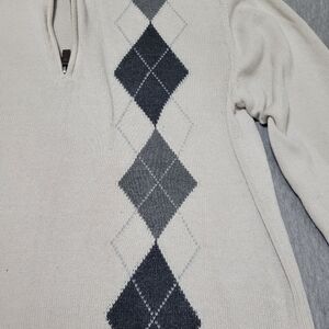 Oscar de la Renta quarter zip sweater